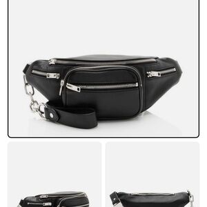 Alexander Wang Black Leather Belt Bag